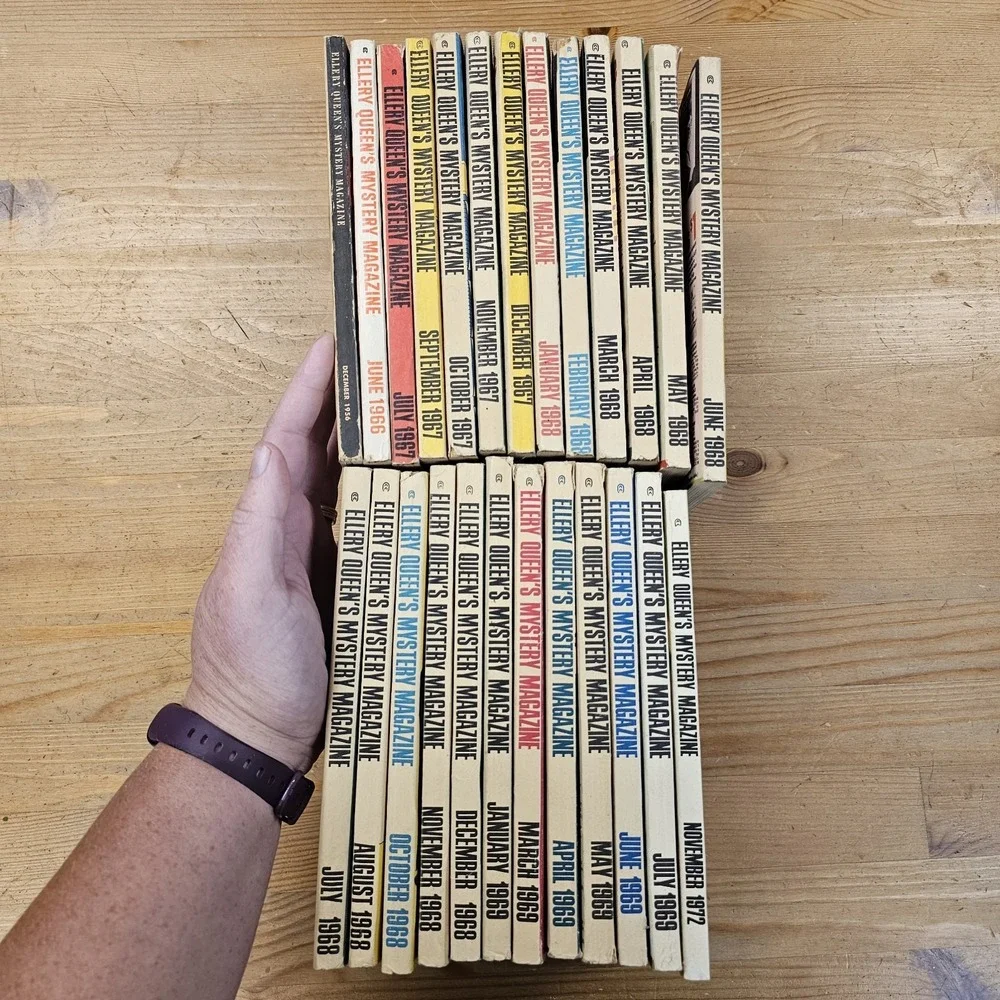 Vintage 1960's Ellery Queen's Mystery Magazine Lot of 25 Issues
